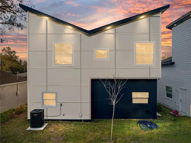a view of backyard with plants