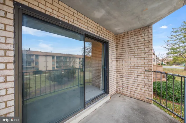 a view of balcony with staircase