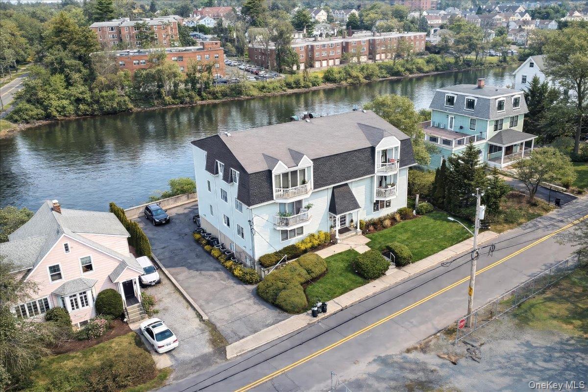 37 Harbor Lane, Unit 2A New Rochelle, NY 10805 - Photo 17 of 22 an aerial view of a house with a lake view