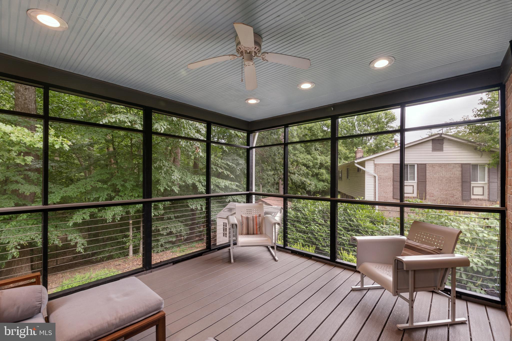 8206 Springfield Village Drive Springfield, VA 22152 - Photo 18 of 46 Gorgeous screened porch