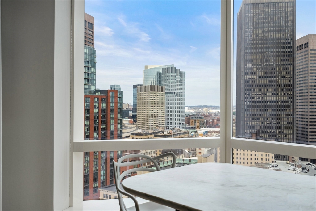 1 Franklin Street, Unit 2507 Boston, MA 02110 - Photo 11 of 37 a view of a balcony with city view