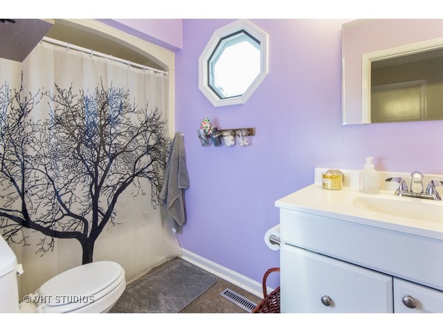 212 Chicago Road Oswego, IL 60543 - Photo 9 of 10 a bathroom with a sink and a mirror