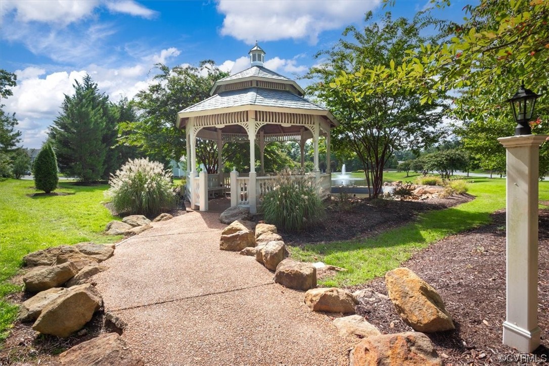 14825 Windjammer Drive Midlothian, VA 23112 - Photo 37 of 47 a view of a garden with a patio