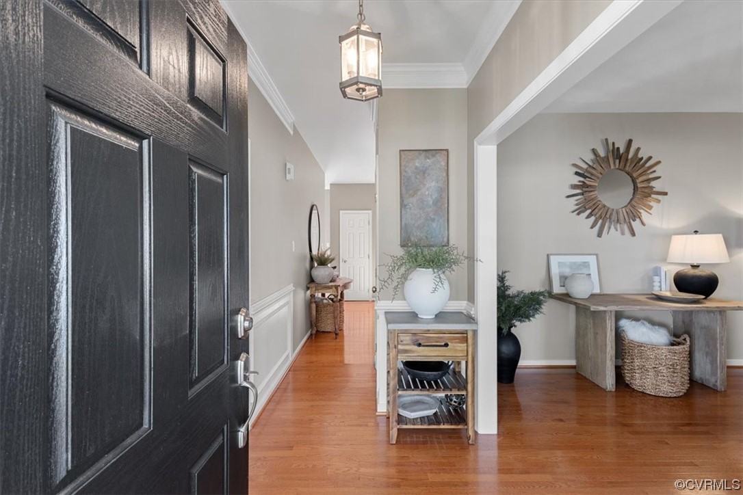 14825 Windjammer Drive Midlothian, VA 23112 - Photo 5 of 47 a dining room with furniture and wooden floor