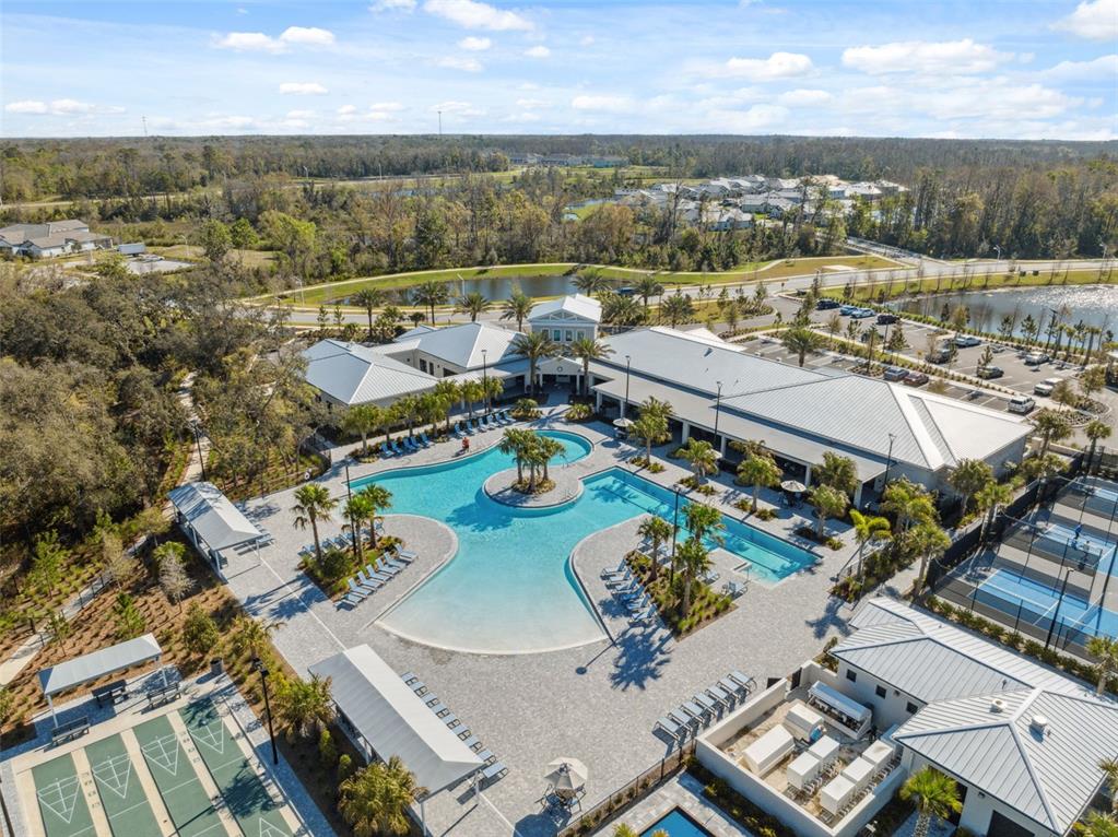 16787 Shell Bay Drive Land O Lakes, FL 34638 - Photo 54 of 54 an aerial view of a house with outdoor space