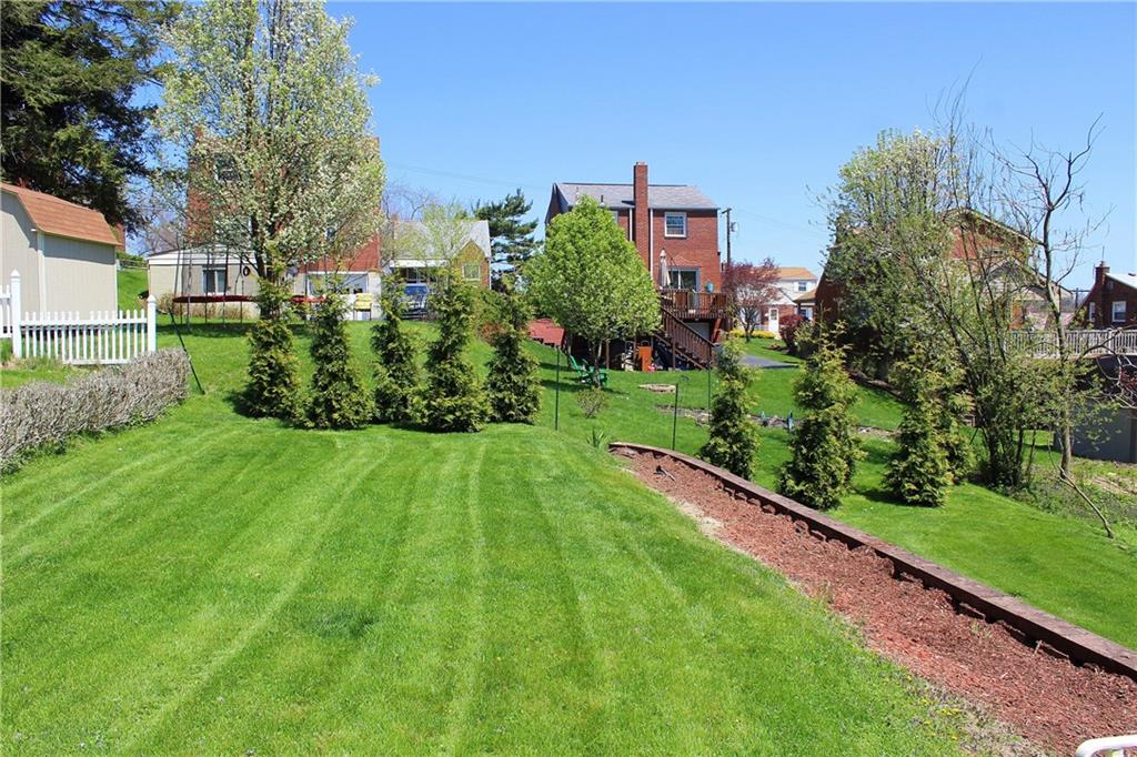 835 Middle Road Pittsburgh, PA 15234 - Photo 18 of 21 Trees added at back of the yard for added privacy.