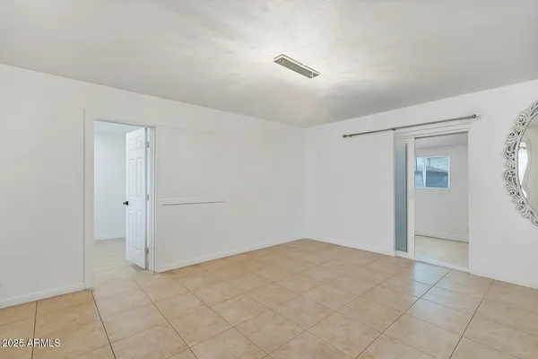 a view of an empty room