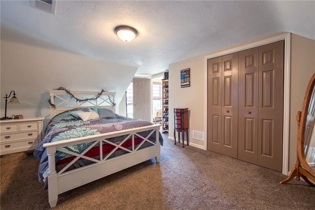 1718 Rte 481 Charleroi, PA 15022 - Photo 17 of 24 MASTER BEDROOM - NICE CLOSET SPACE