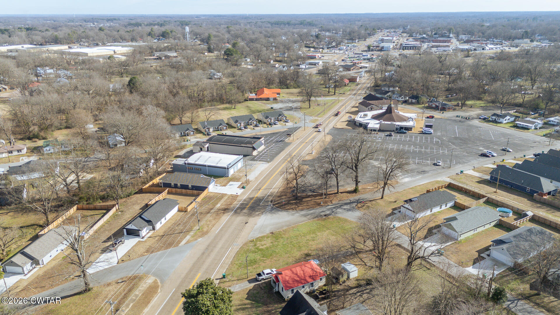 3019 North Main Street Milan, TN 38358 - Photo 10 of 16 an aerial view of residential houses with outdoor space