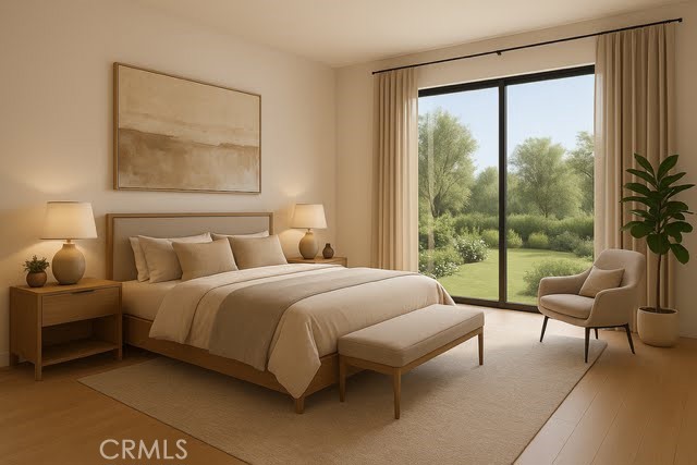 34456 Via Gomez Dana Point, CA 92624 - Photo 8 of 9 a bedroom with a bed and a large window