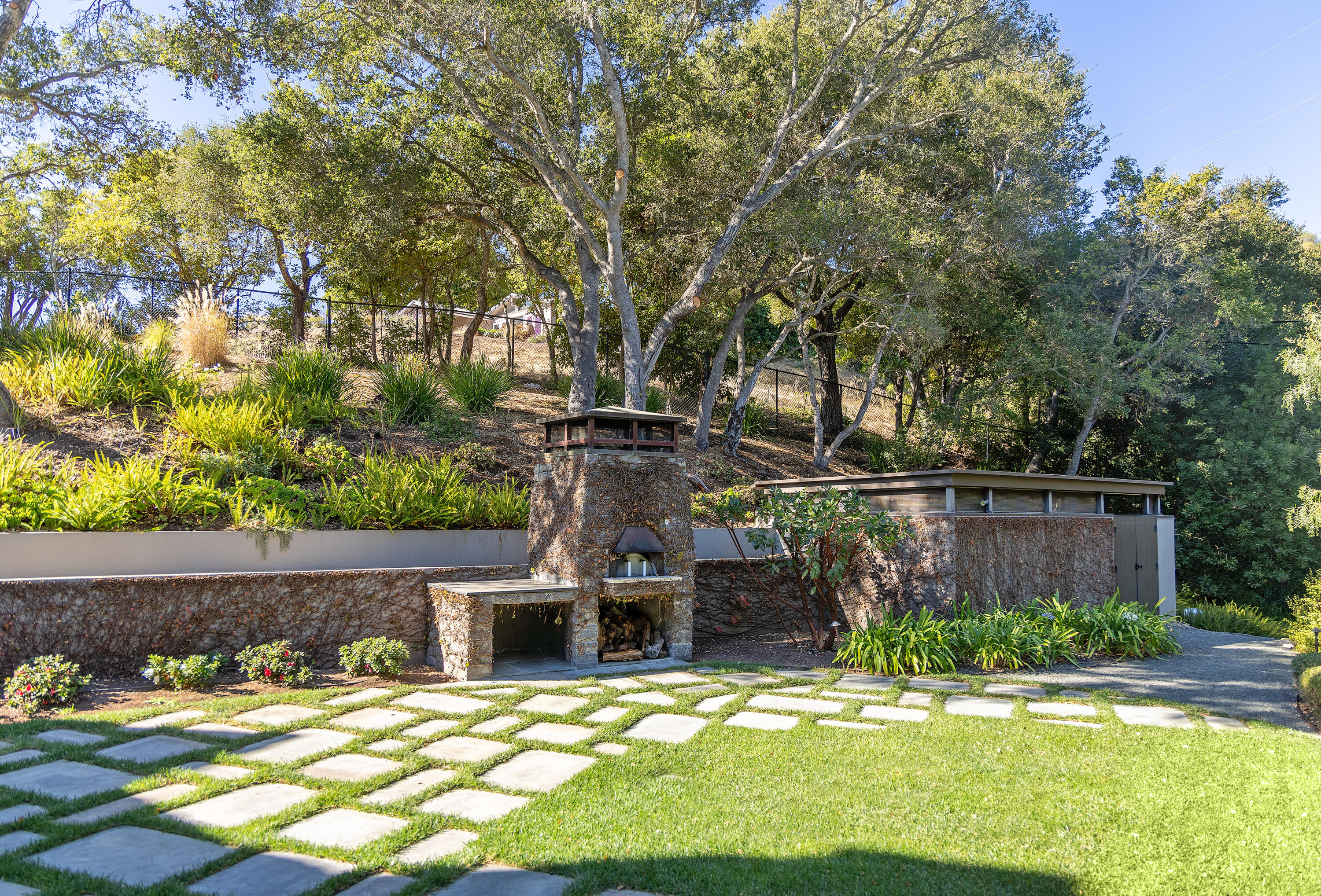 2820 Torito Road Santa Barbara, CA 93108 - Photo 21 of 43 Patio with Outdoor Pizza Oven
