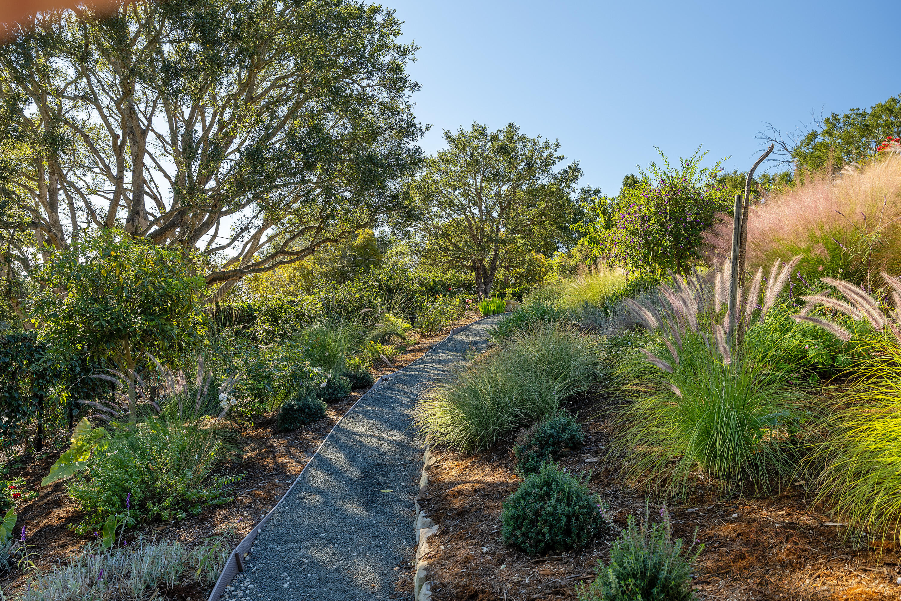 2820 Torito Road Santa Barbara, CA 93108 - Photo 42 of 43 Backyard Pathway