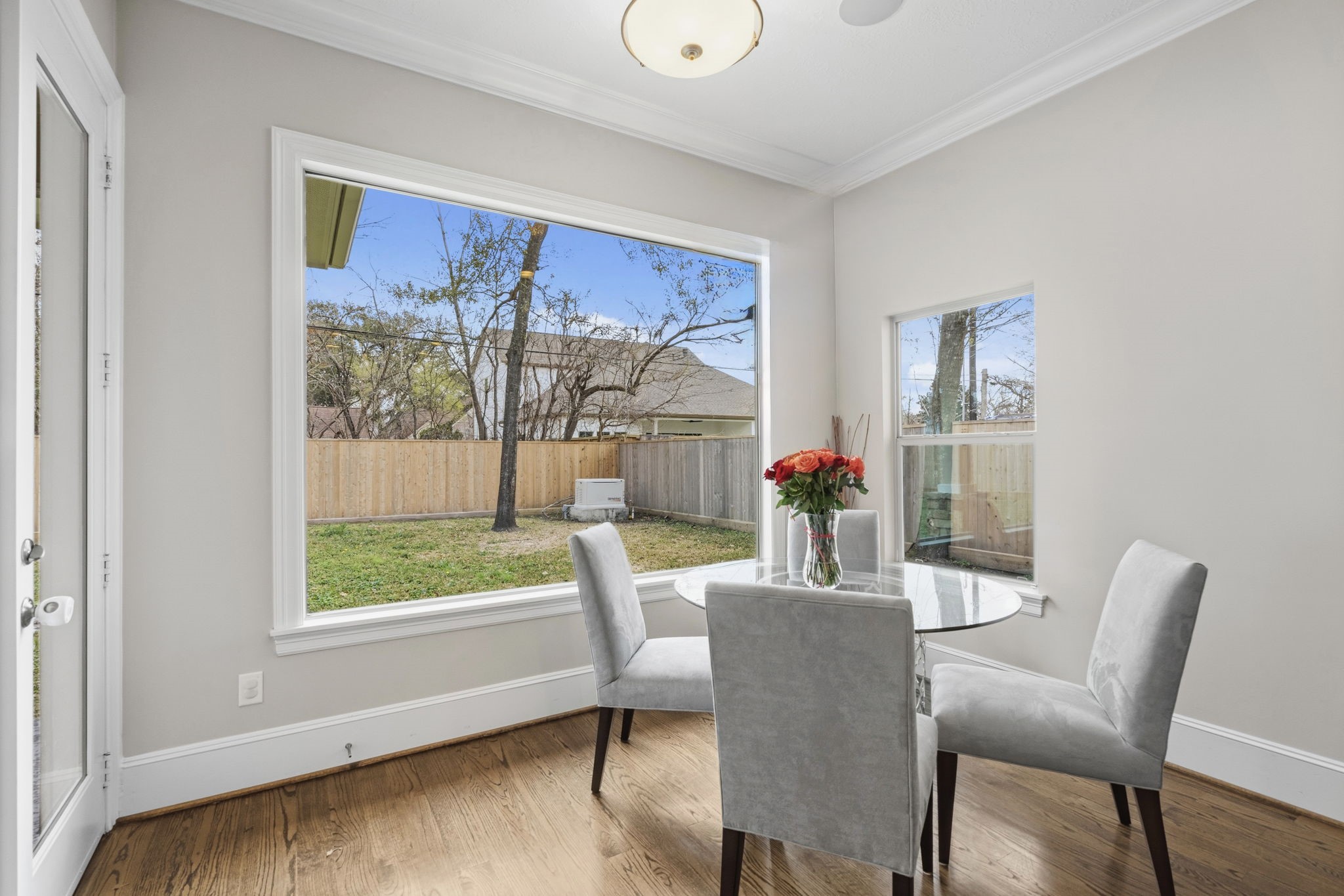 1938 Pech Road Houston, TX 77055 - Photo 10 of 39 a view of a dining room with furniture window and outside view