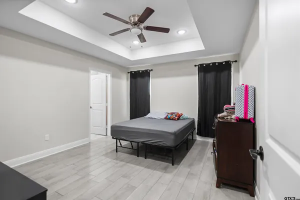 a room with furniture and a chandelier