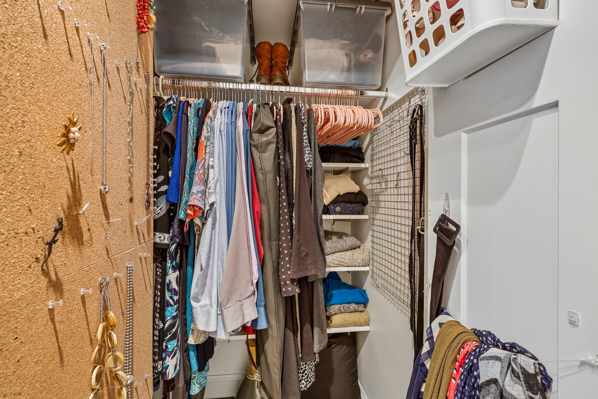 3701 Connecticut Avenue Northwest, Unit 416 Washington, DC 20008 - Photo 20 of 34 Second bedroom closets with thoughtful built-ins.