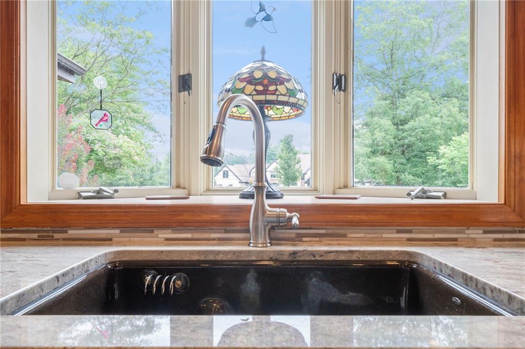 353 Linnwood Road Eighty Four, PA 15330 - Photo 9 of 36 a kitchen with a sink and a granite counter top