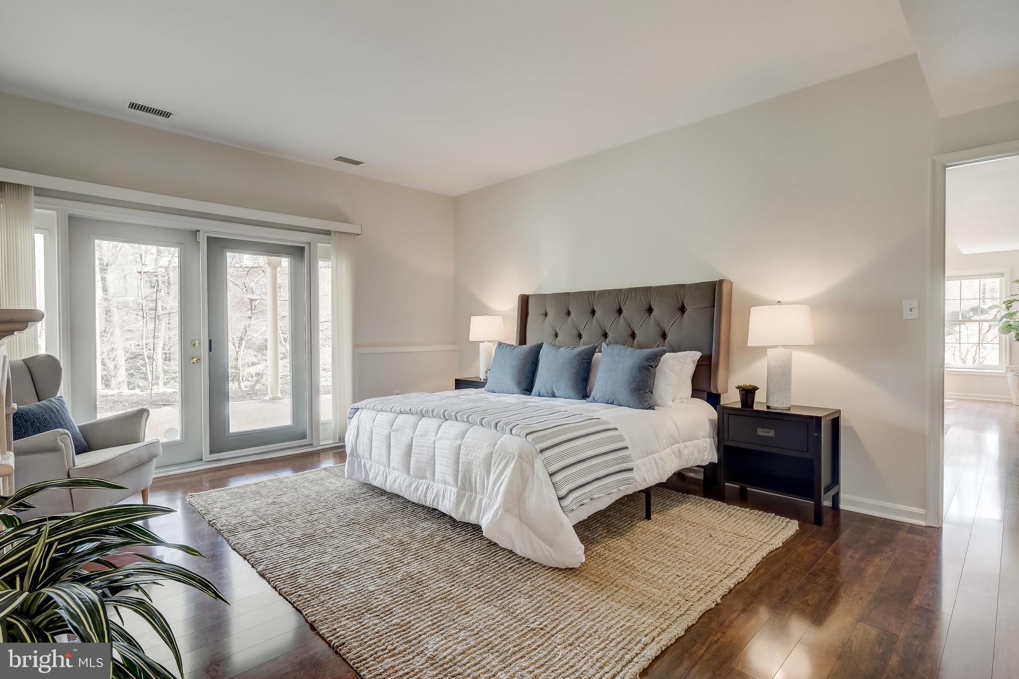 380 South River Landing Road Edgewater, MD 21037 - Photo 46 of 70 Bedroom suite #3 with doors leading to patio