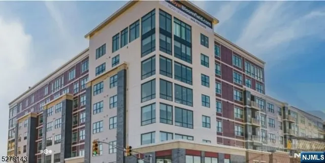 a front view of a building