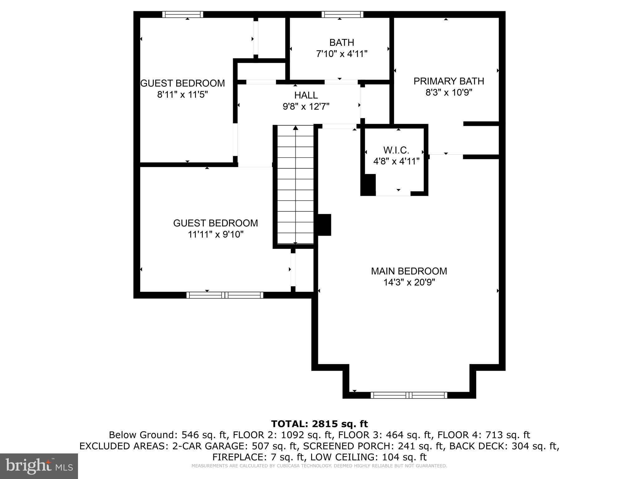 960 Bowie Shop Road Huntingtown, MD 20639 - Photo 52 of 69 Upstairs Layout