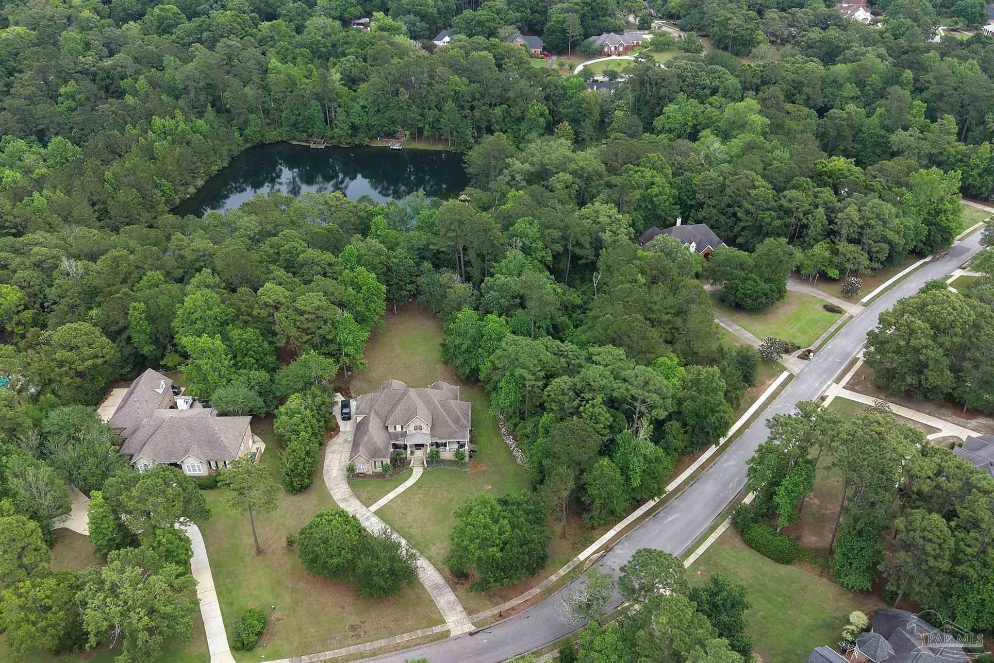 0 Rhett Drive Daphne, AL 36527 - Photo 26 of 29 an aerial view of a house with a yard and outdoor seating