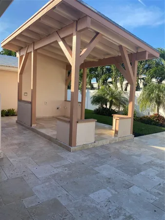 a view of a porch