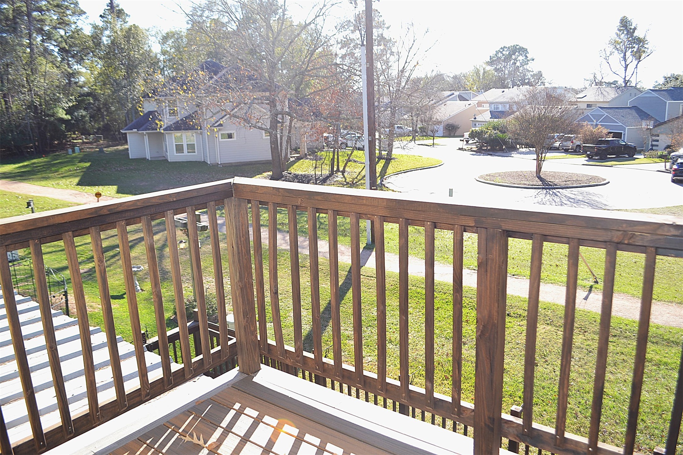 2931 Whitman Drive Montgomery, TX 77356 - Photo 29 of 49 a view of a balcony with a yard