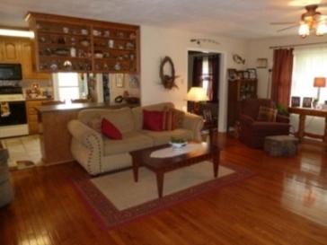 6 Living Room into Kitchen