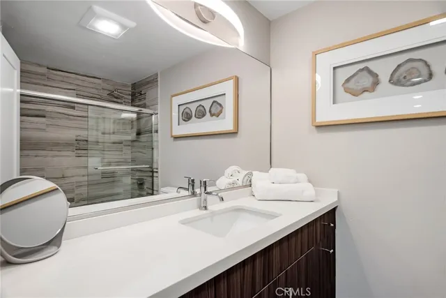 a living room with a couch and a table