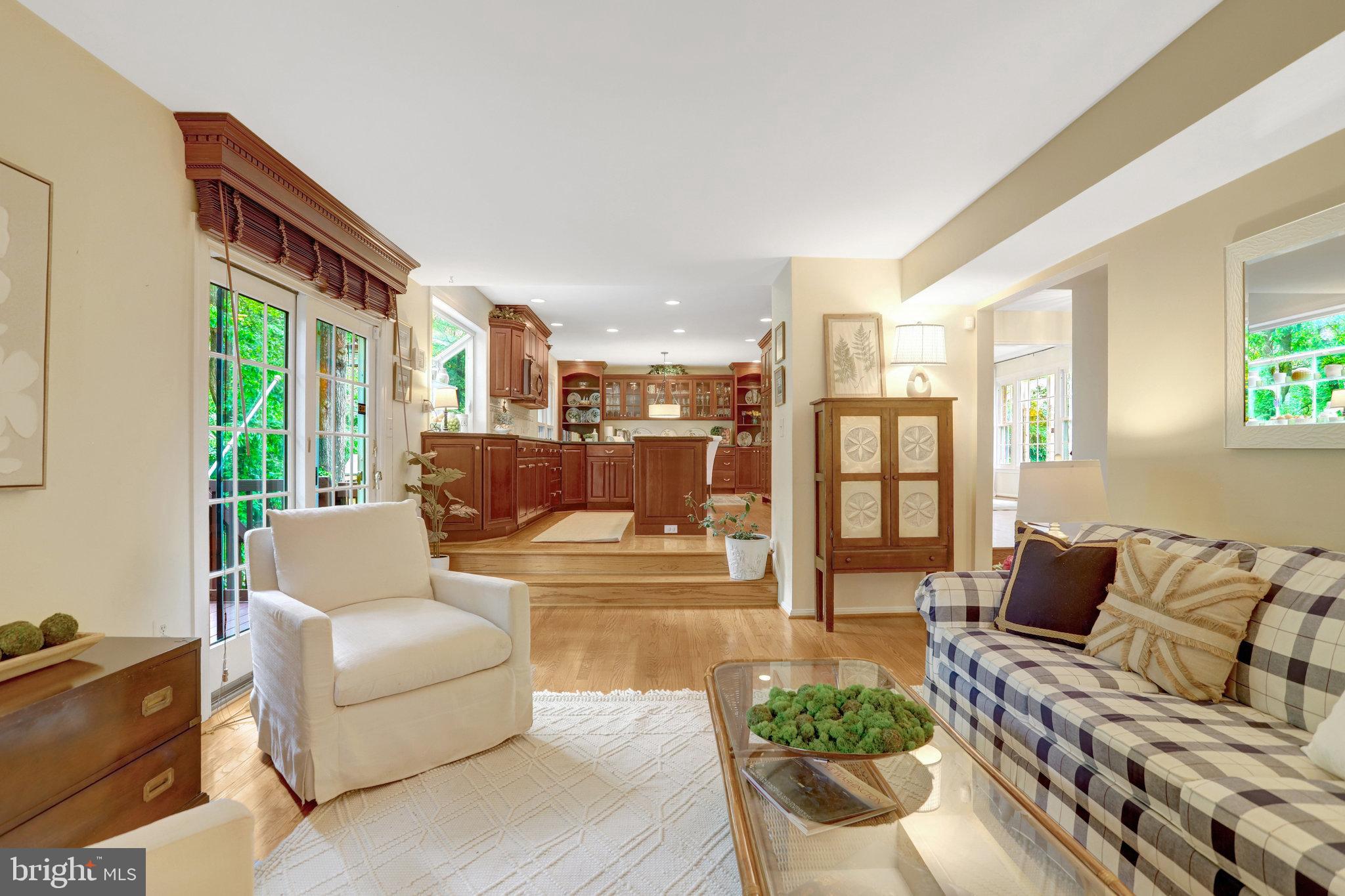 7006 Maple Tree Lane Springfield, VA 22152 - Photo 14 of 49 a living room with furniture and a large window