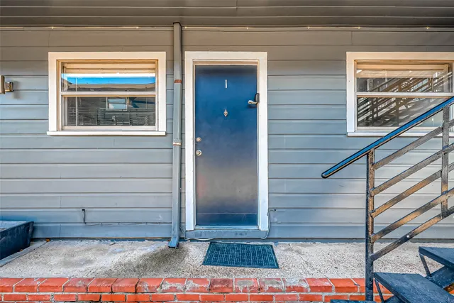 a view of front door of a house