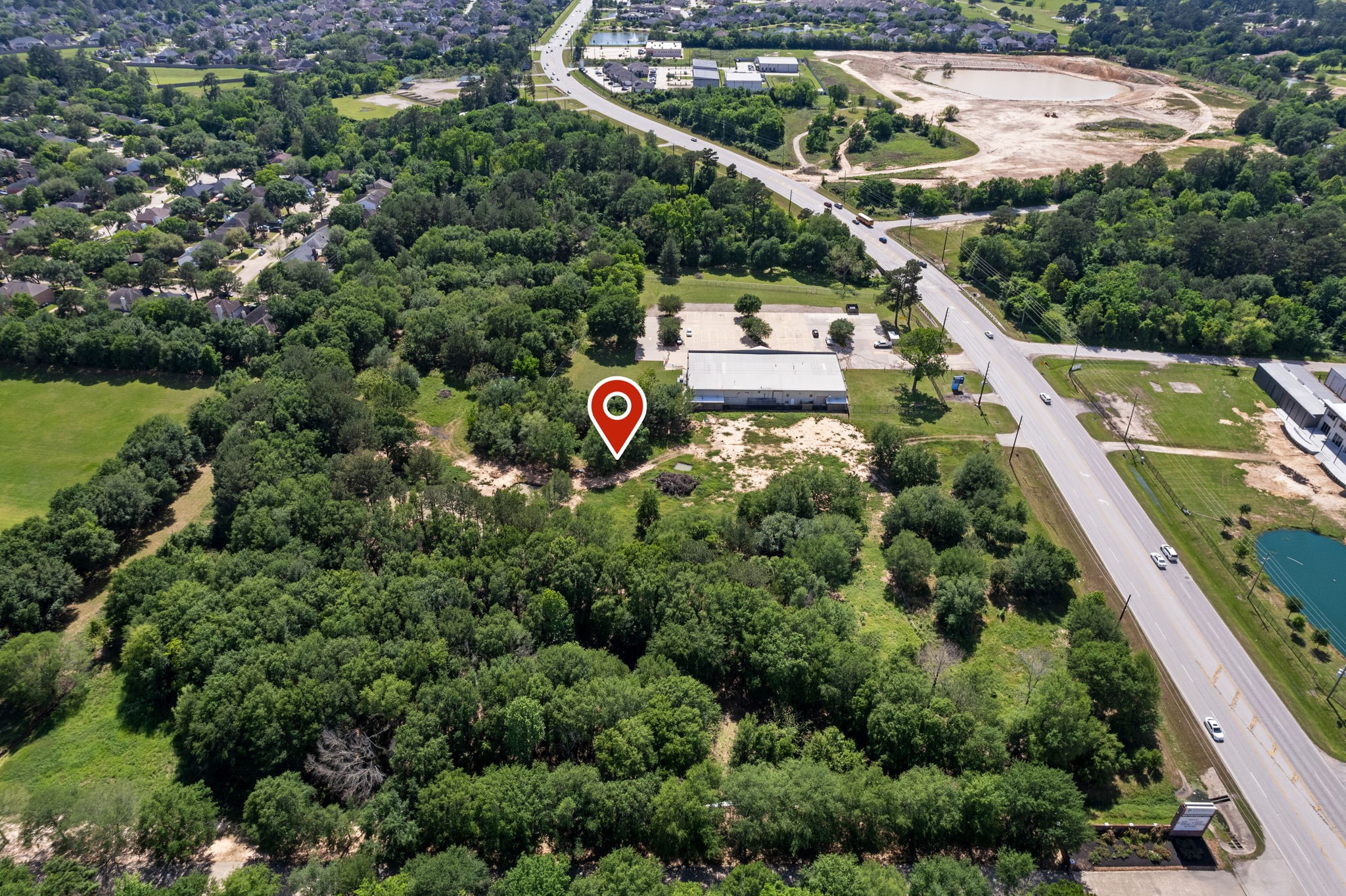 7803 Spring Cypress Road Spring, TX 77379 - Photo 14 of 15 an aerial view of house with yard
