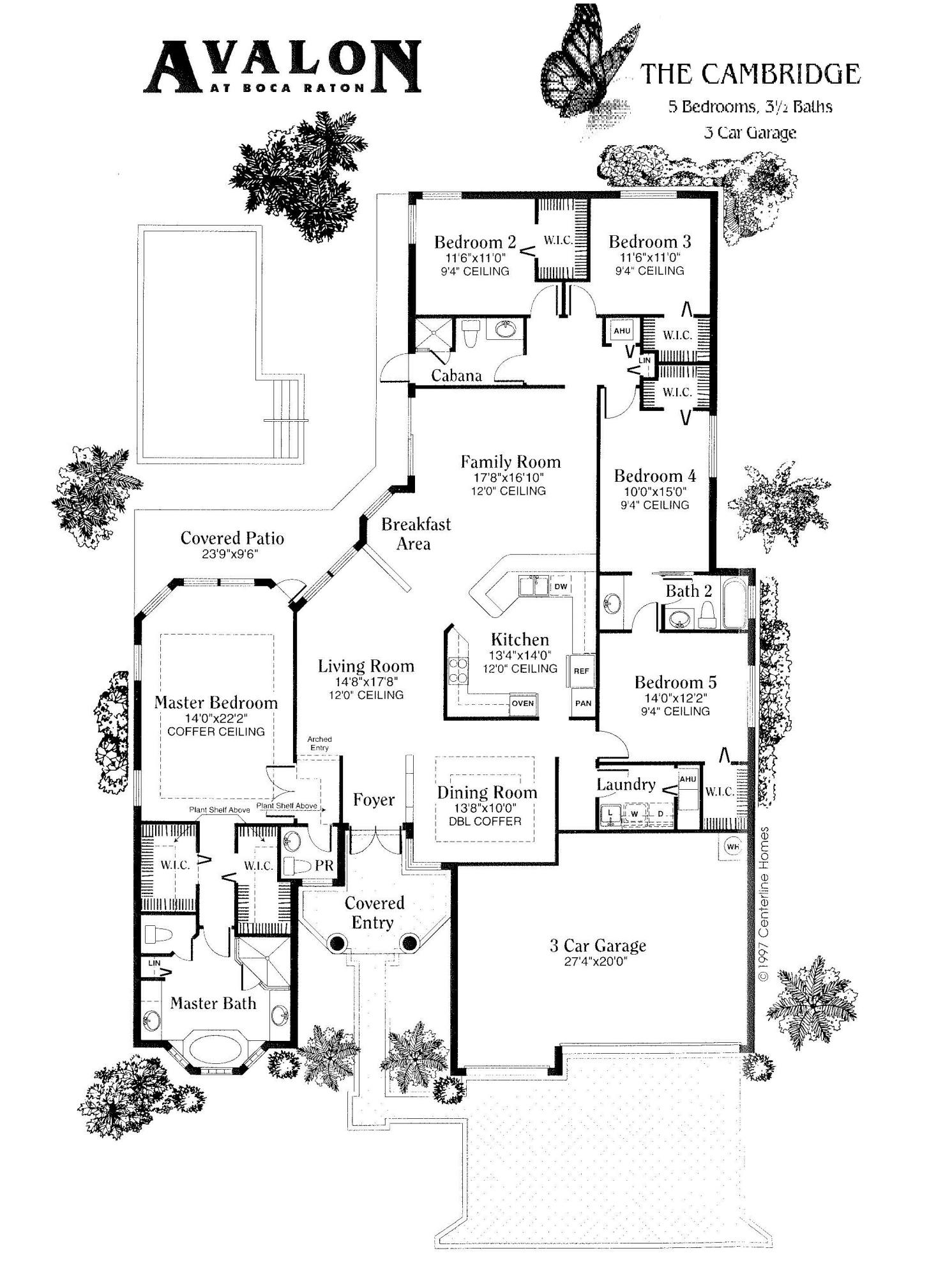 9719 Parkview Avenue Boca Raton, FL 33428 - Photo 39 of 39 Floor Plan