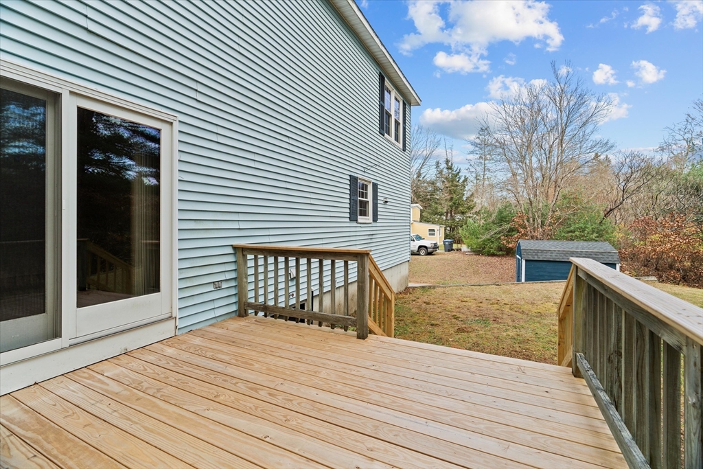 102 Valley Road Barre, MA 01005 - Photo 29 of 40 a view of a house with wooden deck
