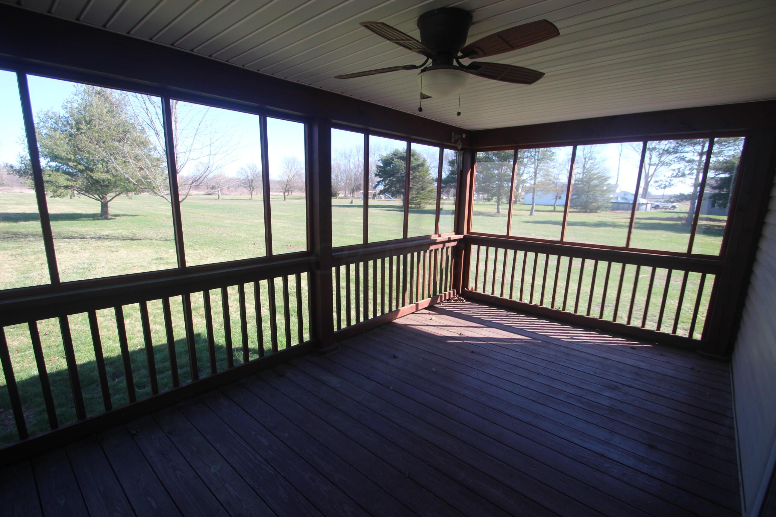 540 Newmans-Cardington Road West Prospect, OH 43342 - Photo 35 of 41 Screened in porch from outside entrance.