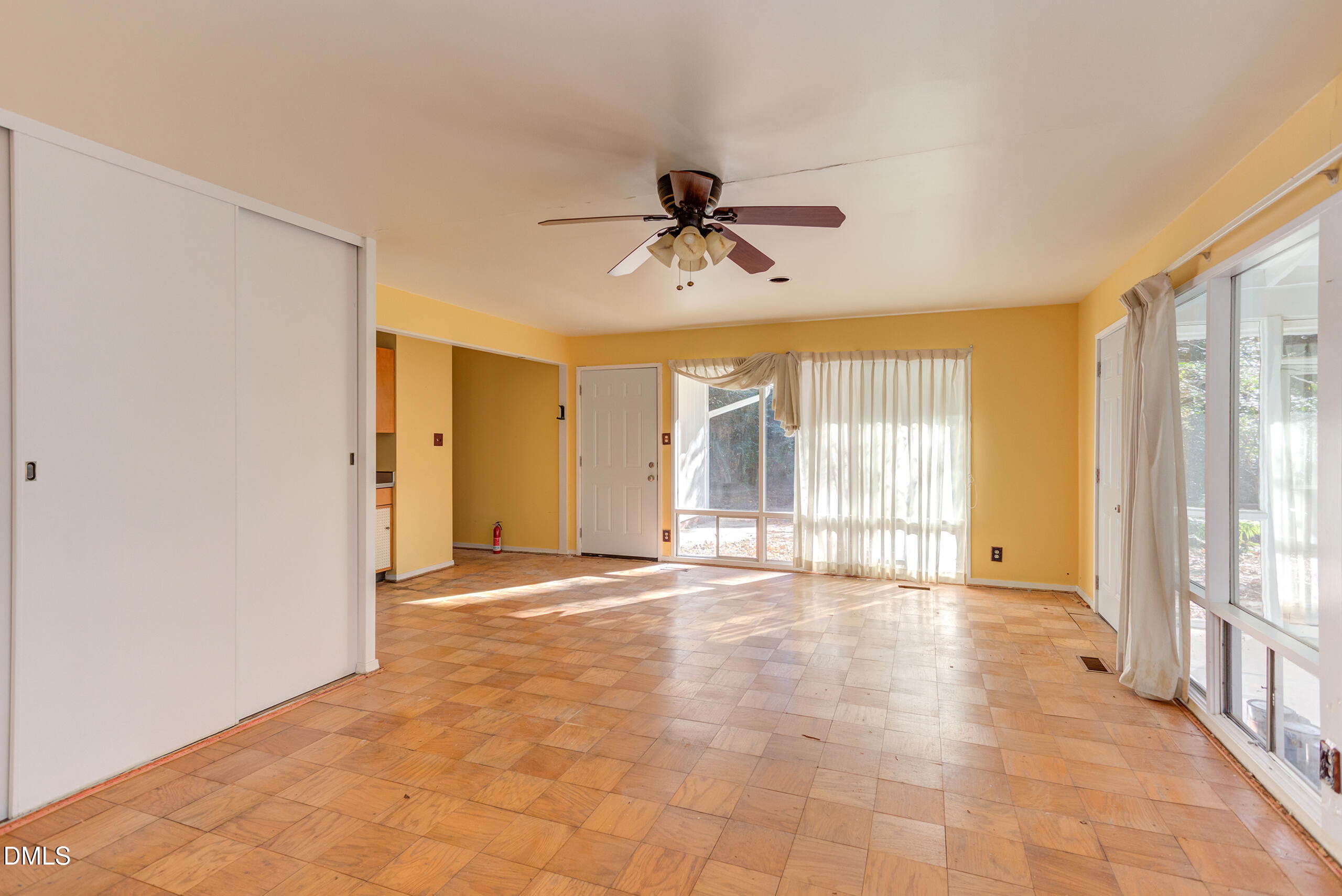 806 Kings Mill Road Chapel Hill, NC 27517 - Photo 18 of 45 a view of an empty room with a window