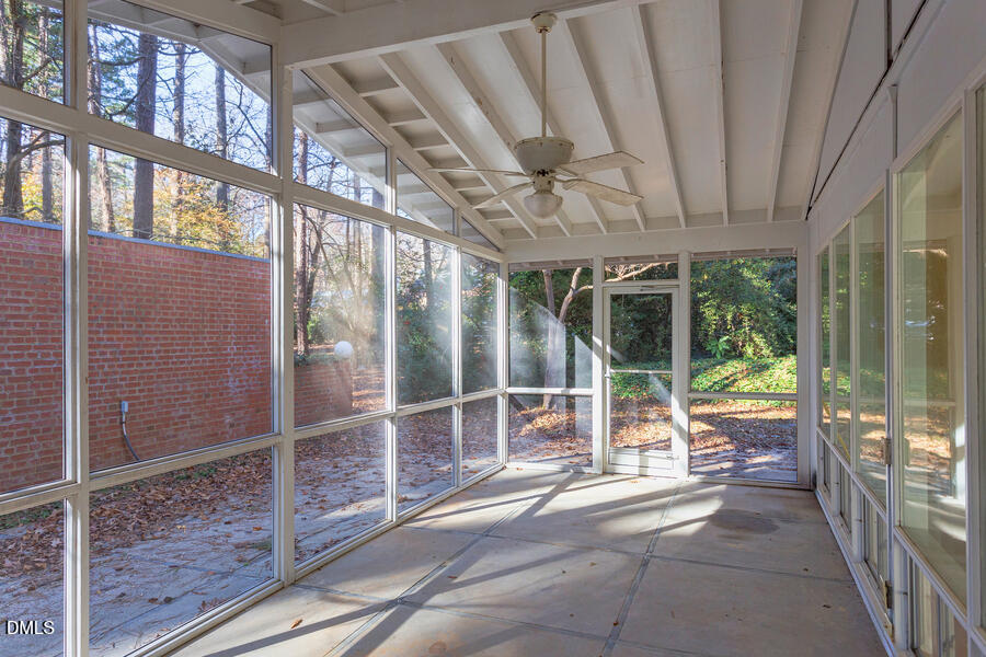 806 Kings Mill Road Chapel Hill, NC 27517 - Photo 21 of 45 a view of porch with a tv