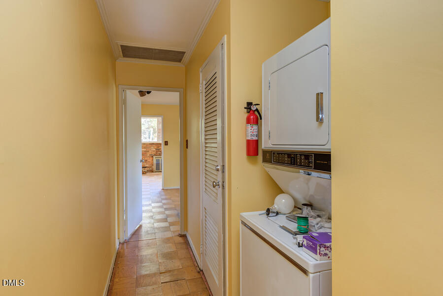806 Kings Mill Road Chapel Hill, NC 27517 - Photo 22 of 45 a view of hallway with wooden floor