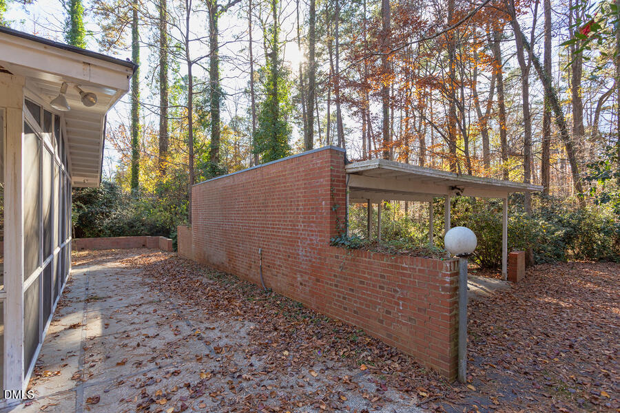 806 Kings Mill Road Chapel Hill, NC 27517 - Photo 38 of 45 a backyard of a house with seating space
