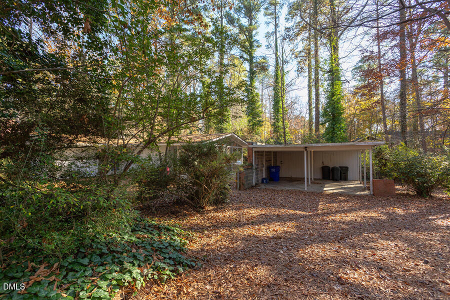 806 Kings Mill Road Chapel Hill, NC 27517 - Photo 39 of 45 a view of house with backyard and trees