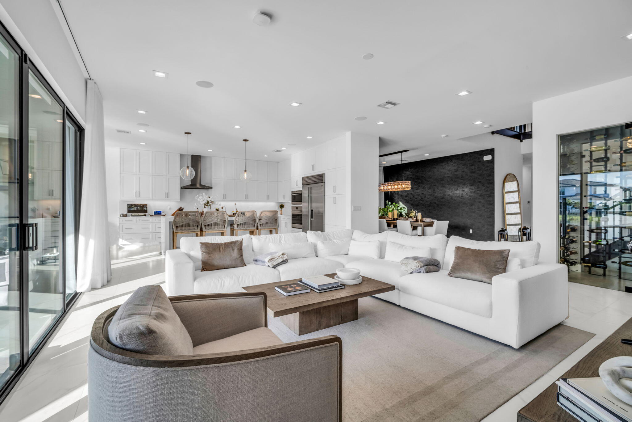 17059 Rainbow Fls Trail Boca Raton, FL 33496 - Photo 23 of 79 a living room with furniture and a flat screen tv