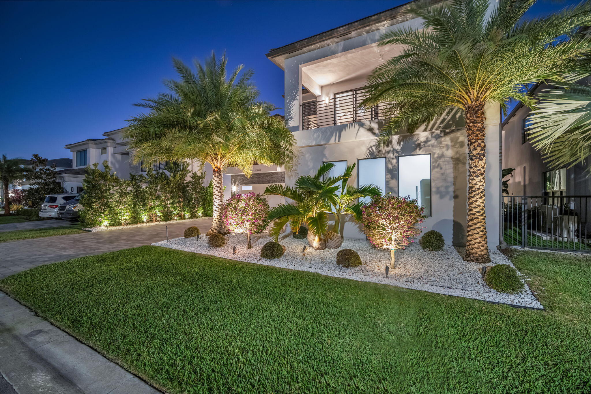 17059 Rainbow Fls Trail Boca Raton, FL 33496 - Photo 73 of 79 a view of a backyard with plants and a patio
