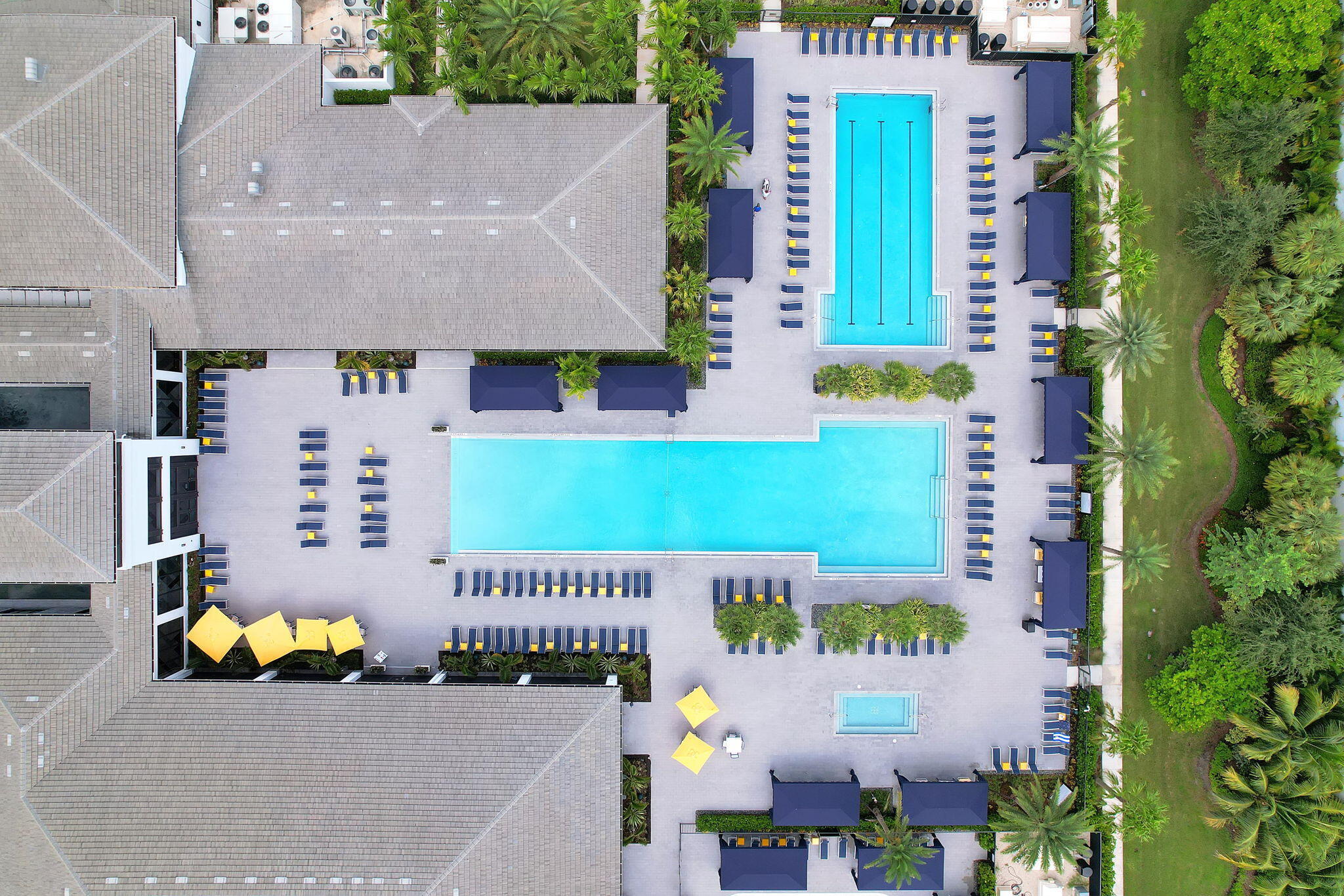 17059 Rainbow Fls Trail Boca Raton, FL 33496 - Photo 78 of 79 an aerial view of a house with swimming pool and sitting area