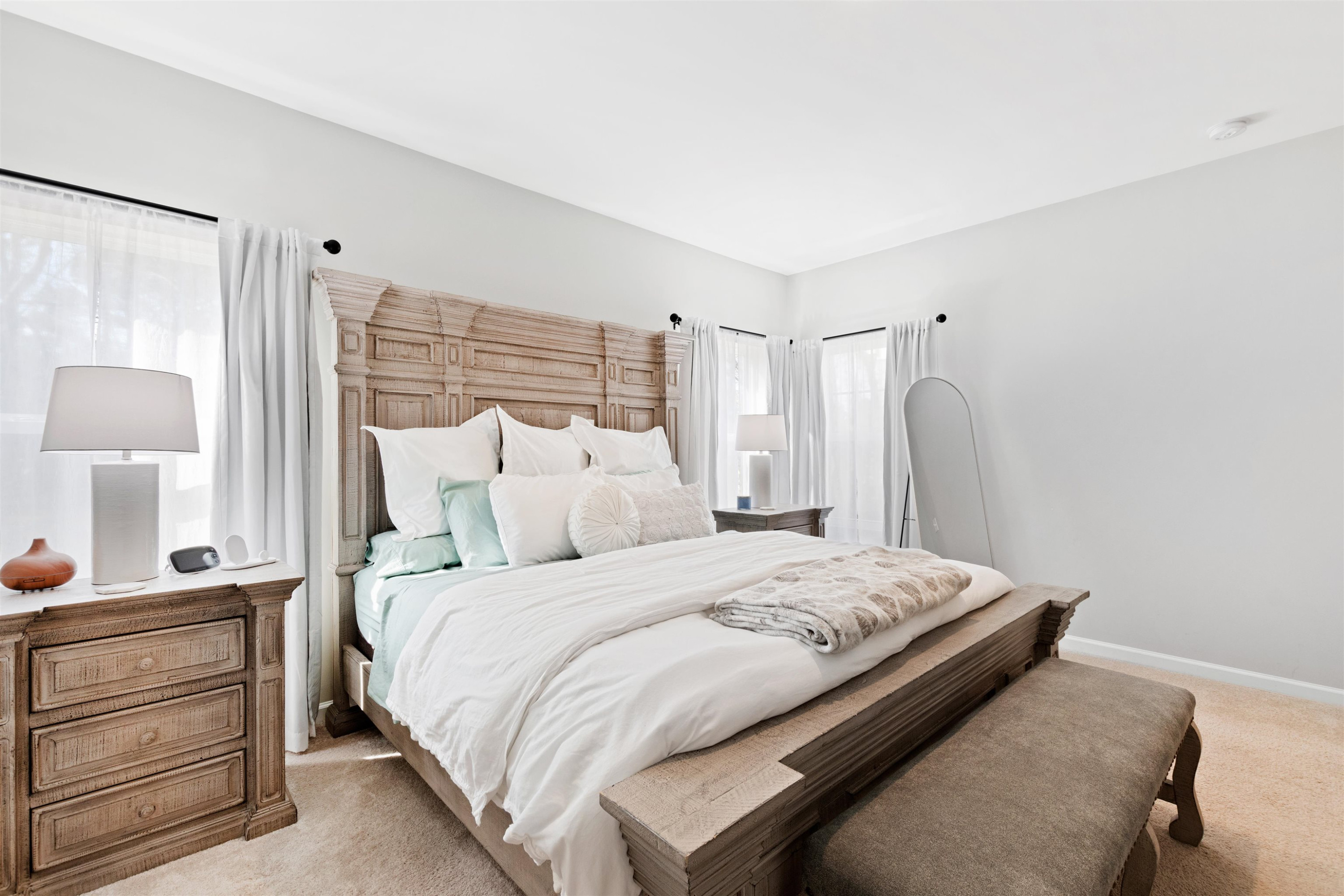 1636 Brussels Drive Apex, NC 27502 - Photo 19 of 35 a bedroom with a bed and a window