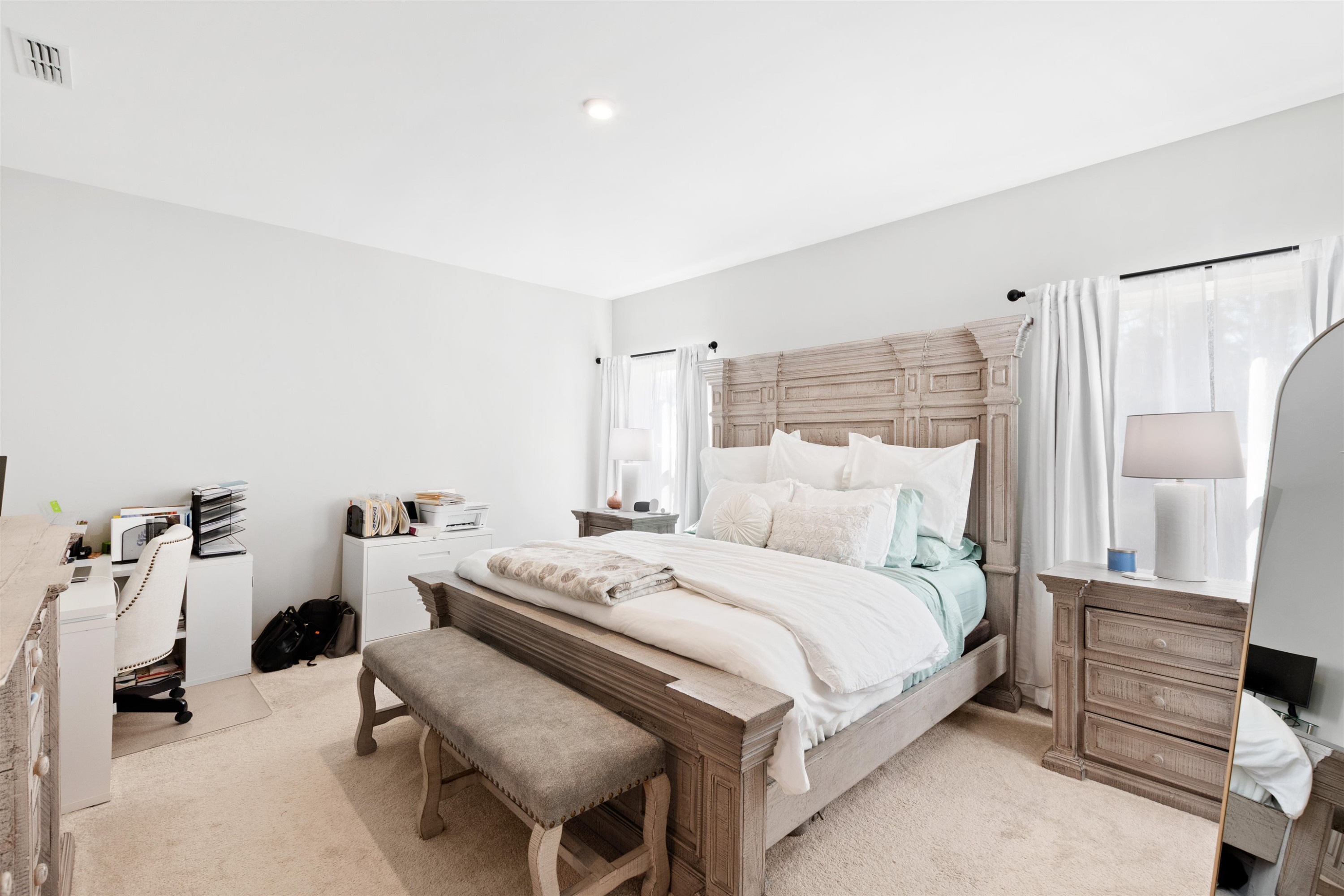 1636 Brussels Drive Apex, NC 27502 - Photo 21 of 35 a bed room with a bed and a window