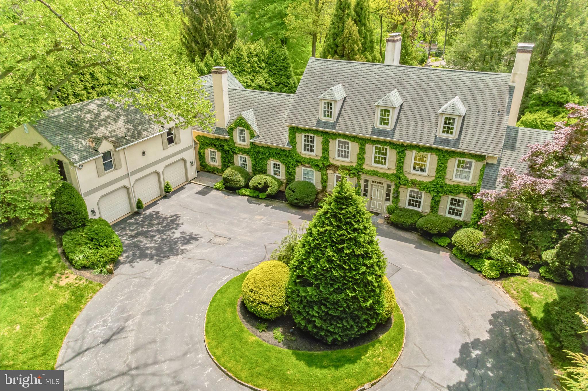675 Church Road Wayne, PA 19087 - Photo 1 of 57 "Boxwood" Main Entrance w/Circular Drive