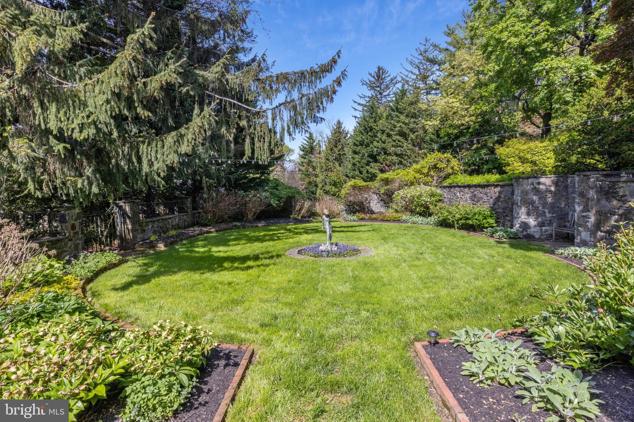 675 Church Road Wayne, PA 19087 - Photo 15 of 57 Walled Garden Viewed from Great Room