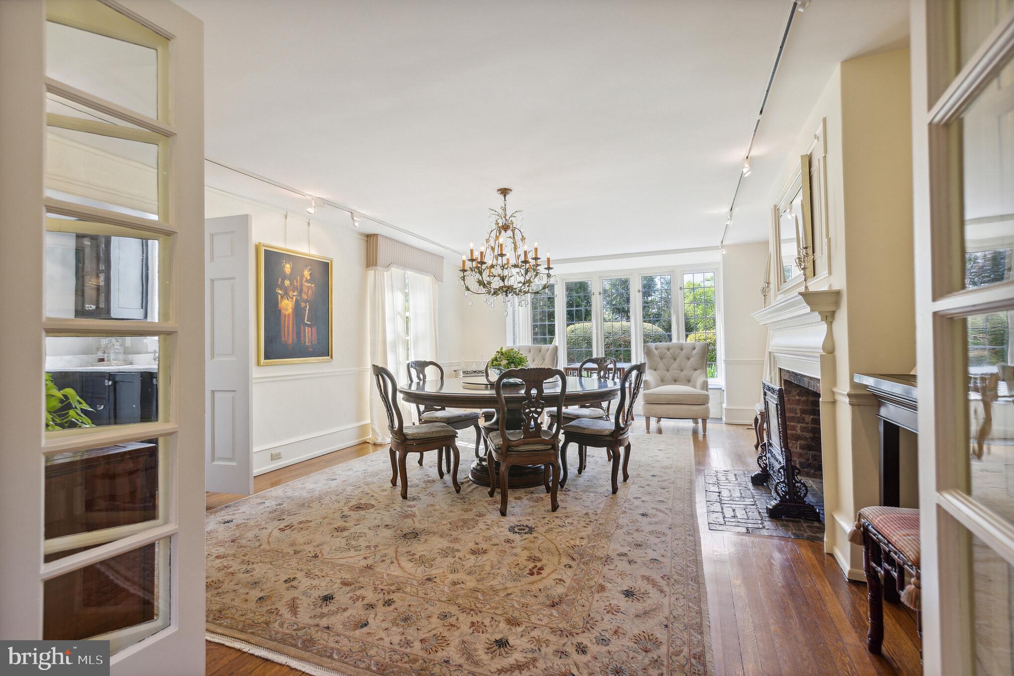 675 Church Road Wayne, PA 19087 - Photo 19 of 57 Formal Dining Room w/ Folding Glass Doors