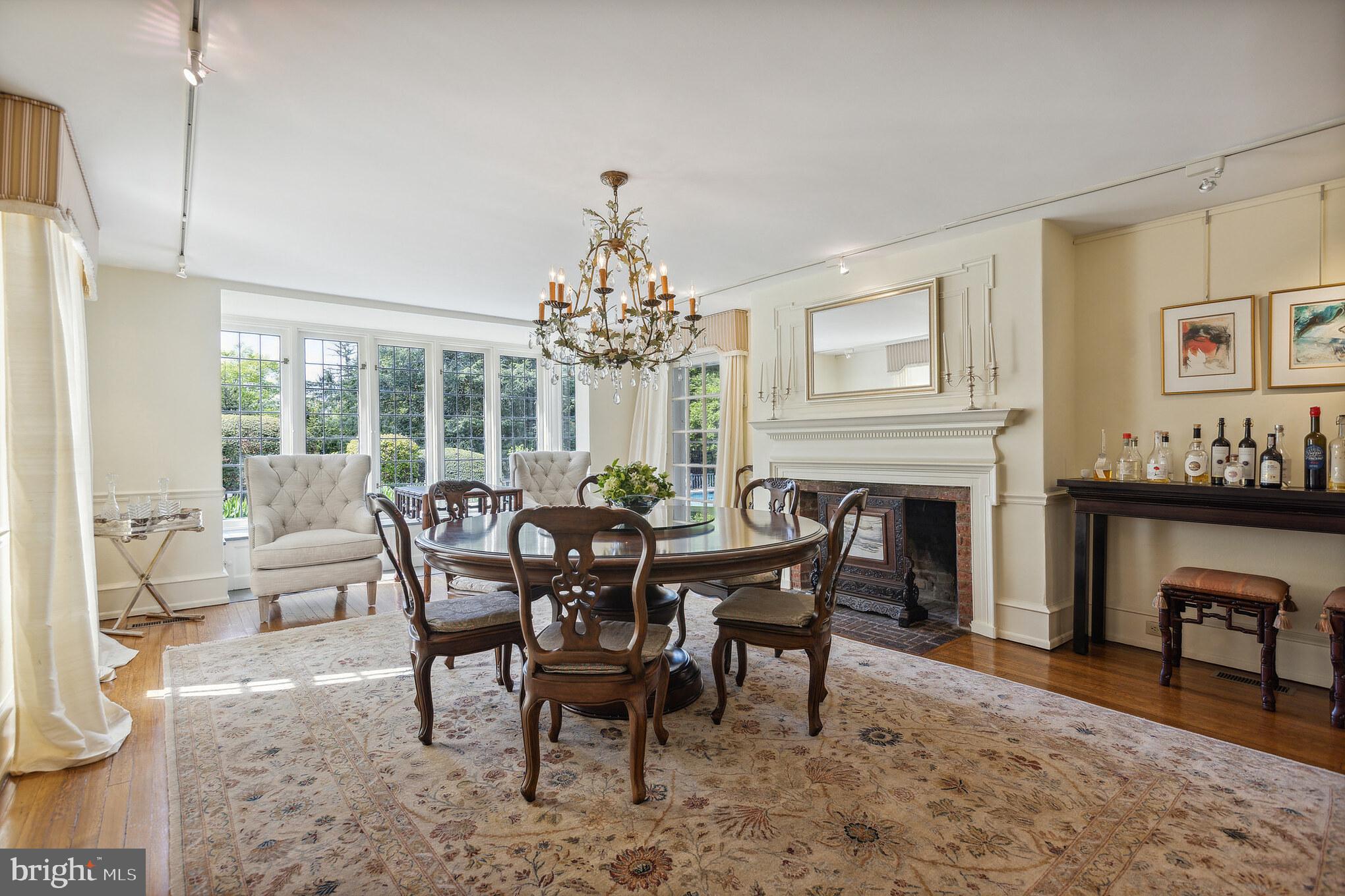 675 Church Road Wayne, PA 19087 - Photo 20 of 57 Formal Dining Room w/French Door Out to Patio