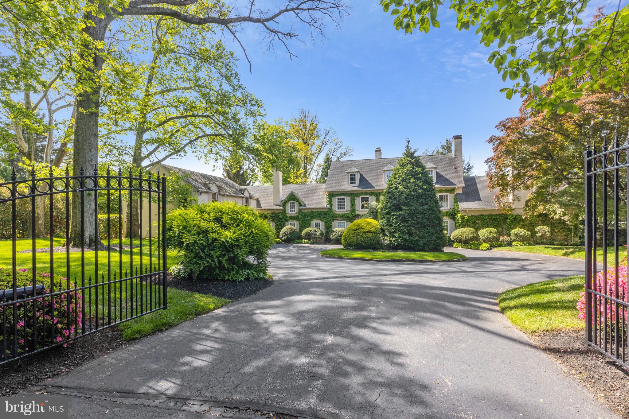 675 Church Road Wayne, PA 19087 - Photo 2 of 57 Gated Entrance into the Property