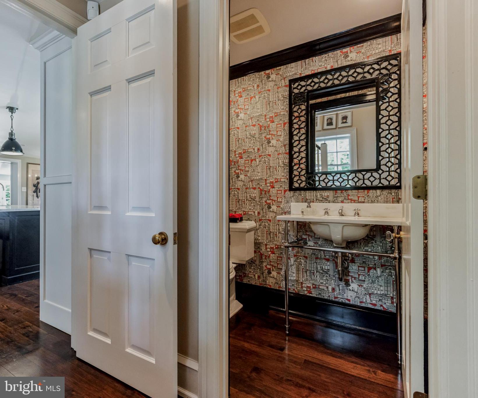 675 Church Road Wayne, PA 19087 - Photo 30 of 57 Formal Powder Room of Front Entry Hall